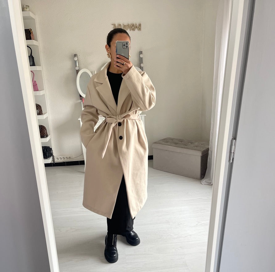 Manteau beige