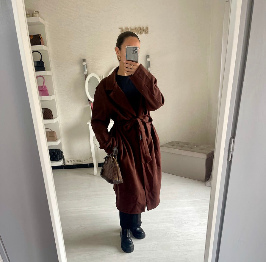 Manteau marron