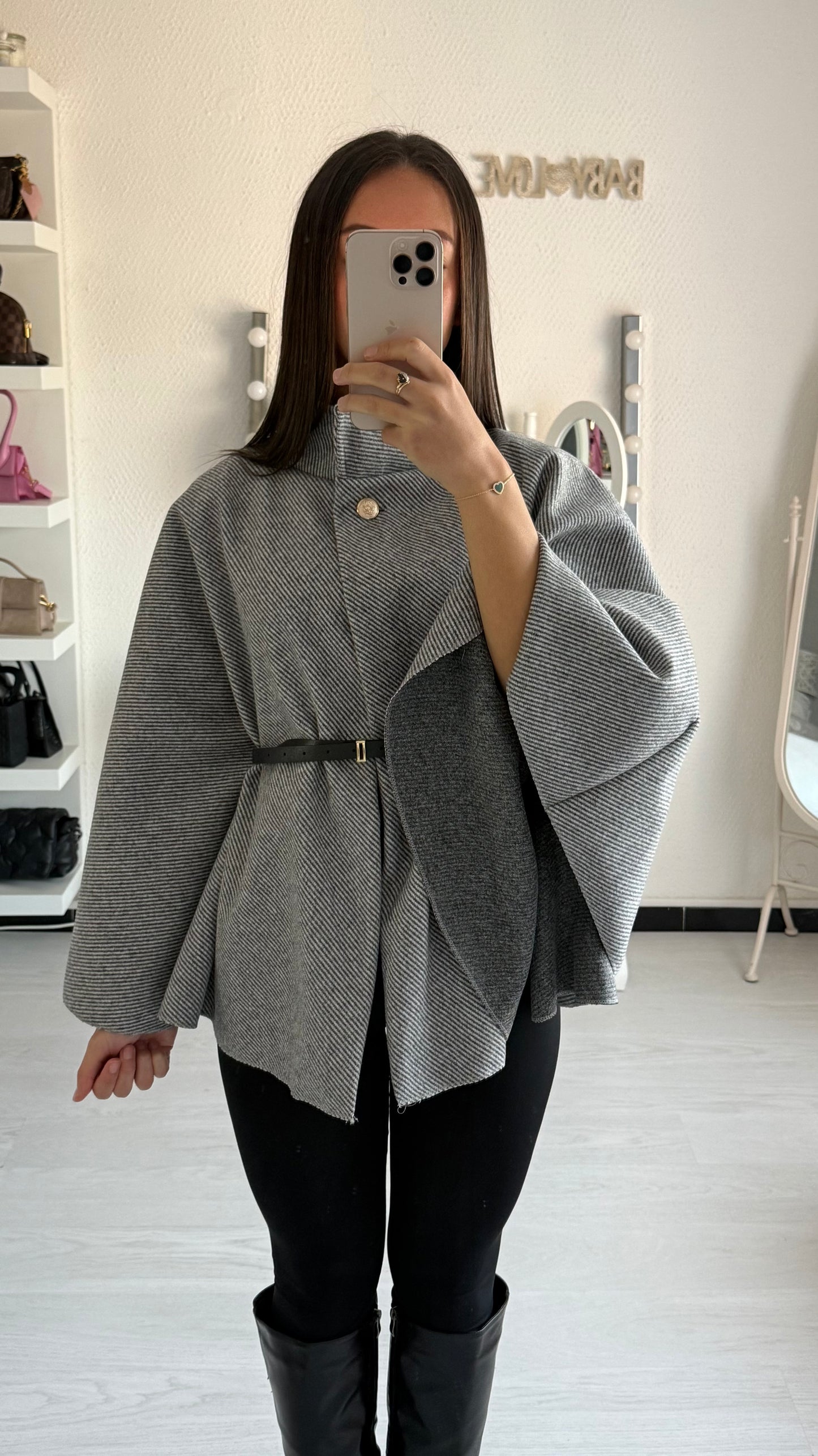 Manteau Orness gris