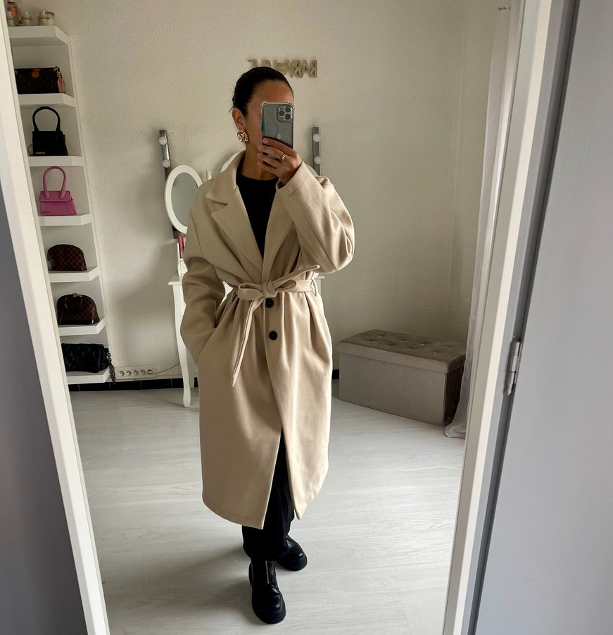 Manteau beige