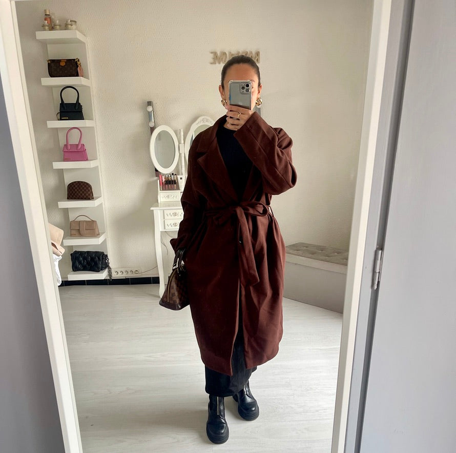 Manteau marron